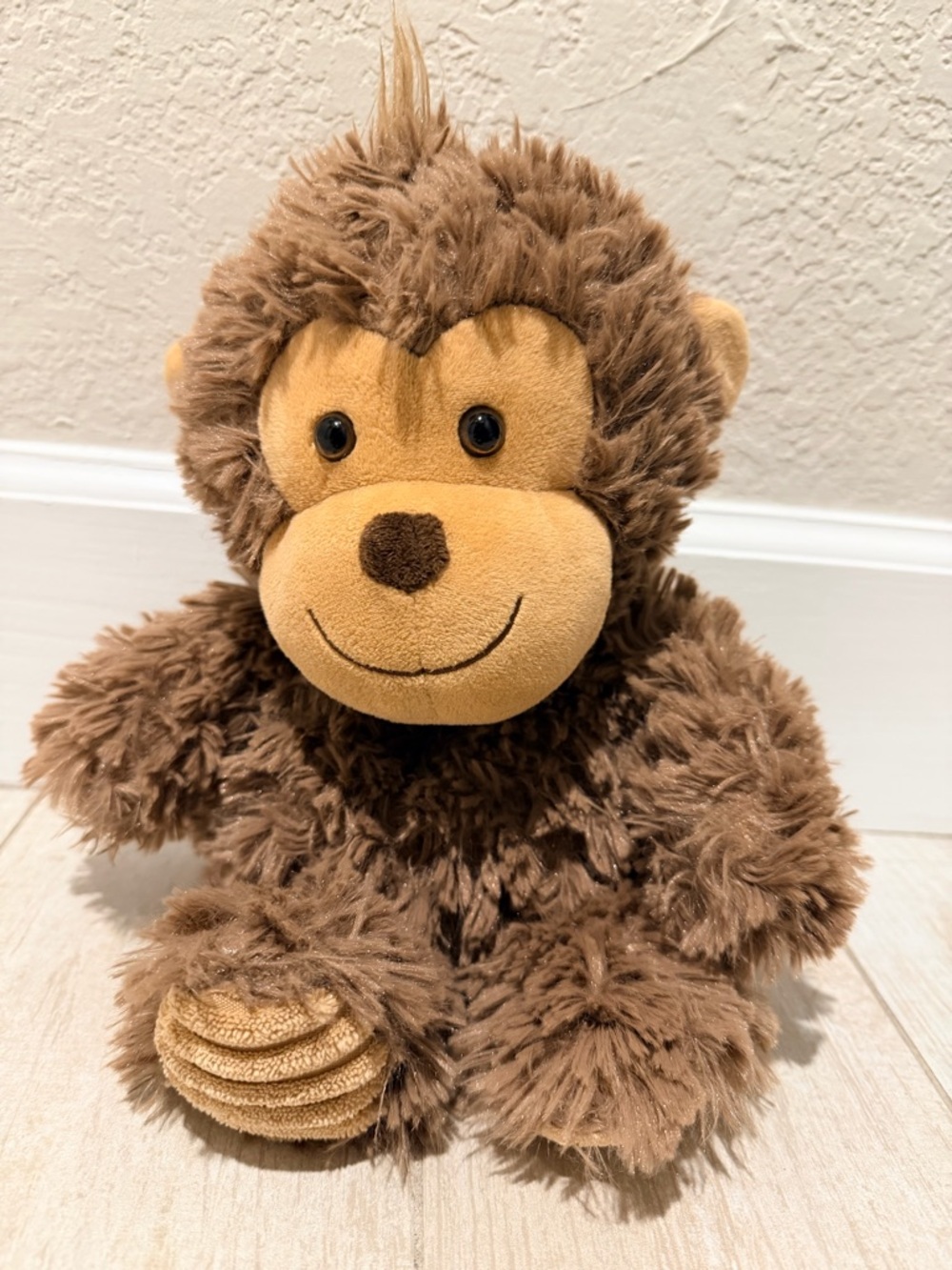 Brown Plush Monkey Stuffed Animal - Soft Warmies